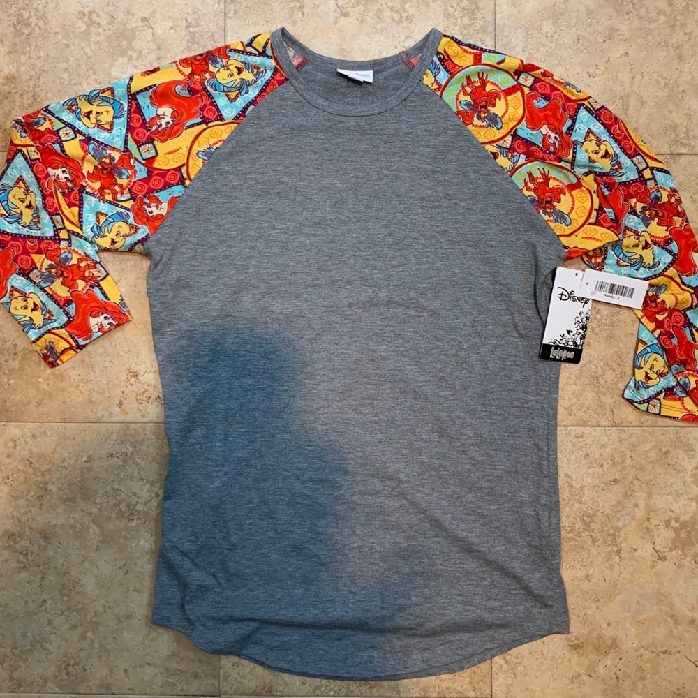 NWT LuLaRoe Disney The Little Mermaid Randy T sz S